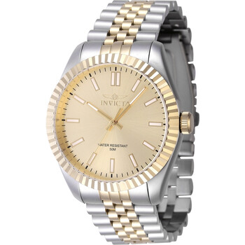 Specialty Quartz Gold Dial Watch