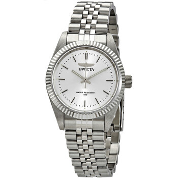 Specialty Silver Dial Stainless Steel Watch