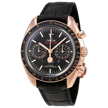 Speedmaster 18kt Sedna Gold Moon Phase Chronograph Automatic Watch 304.63.44.52.01.001