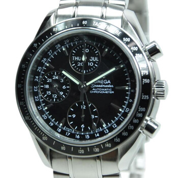 Speedmaster Chronograph GMT Automatic DayNight Black Dial Watch 3220.50.00