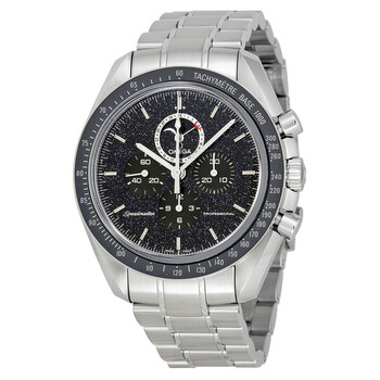 Speedmaster Moonwatch Chronograph Black Dial Stainless Steel Watch