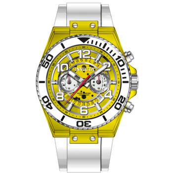 Speedway GMT Date Quartz Yellow Dial Watch