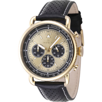Speedway Zager Exclusive Chronograph Quartz Gold Dial Watch