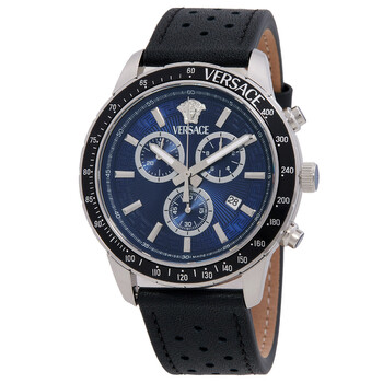 Sport Chrono Quartz Blue Dial Watch VEZCA0124