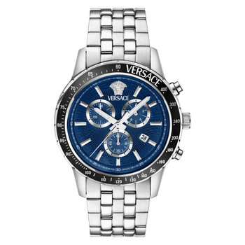 Sport Chrono Quartz Blue Dial Watch VEZCA0324