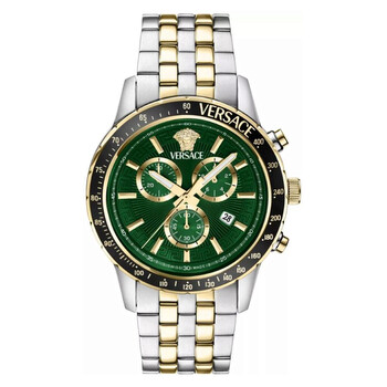 Sport Chrono Quartz Green Dial Watch VEZCA0524