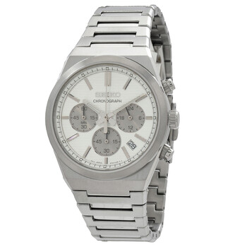 Sport Chronograph Quartz Silver Dial Watch SSB451P1