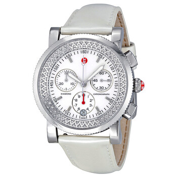 Sport Sail White Enamel Dial Chronograph Watch MWW01C000006
