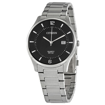Standard  Quartz Black Dial Watch BD004189E