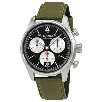 Startimer Pilot Military Green Big Date Chronograph Watch AL372BS4S6