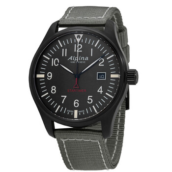 Startimer Pilot Quartz Black Dial Watch AL240BG4FBS6