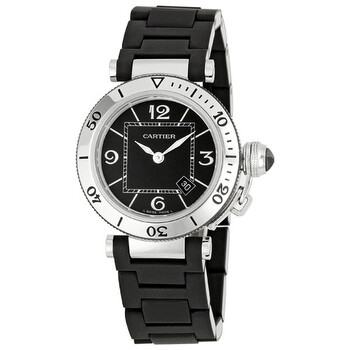 Steel Pasha Seatimer Black Dial Watch W3140003