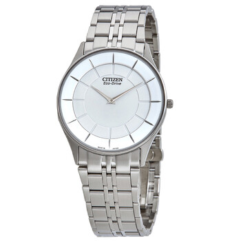 Stiletto EcoDrive White Dial Watch AR301065A