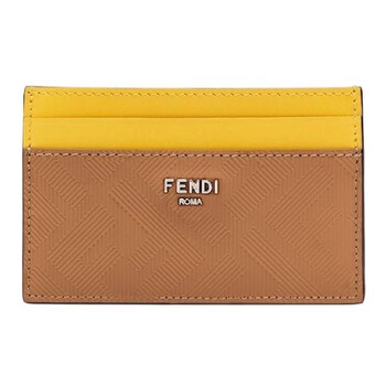 Striped Textured Card Holder