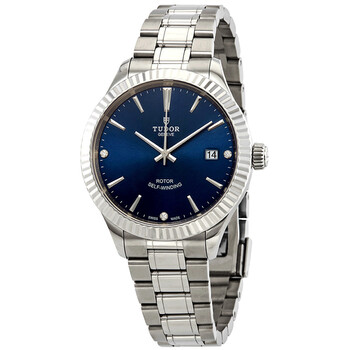 Style Automatic Blue Diamond Dial 38 mm Watch M125100017