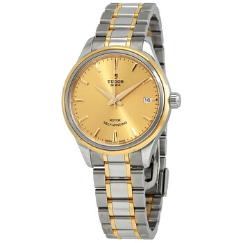 Style Automatic Champagne Dial Steel and Yellow Gold Watch M123030001
