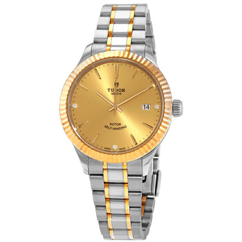 Style Automatic Diamond Champagne Dial Watch M125130007