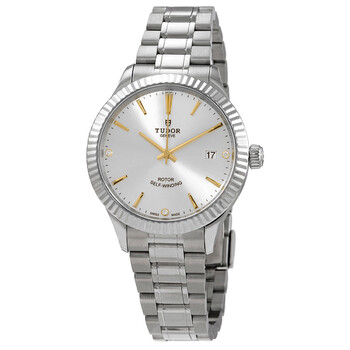 Style Automatic Diamond Silver Dial Watch M125100011