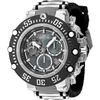 Subaqua Chronograph Quartz Silver Platinum Dial Watch