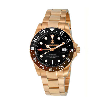 Subaquatic GMT Quartz Black Dial Watch C1R10BKBKBNJ