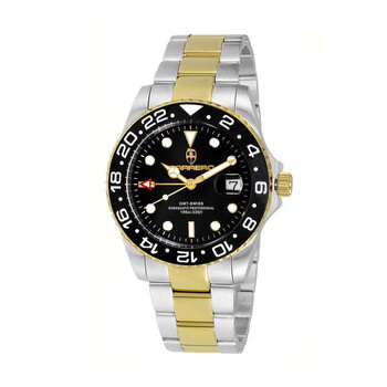 Subaquatic GMT Quartz Black Dial Watch C1TTG10BKBKJ