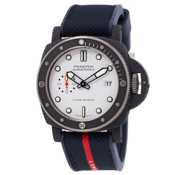 Submersible QuarantaQuattro Automatic White Dial Watch PAM01543