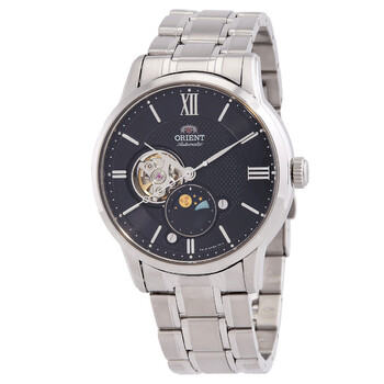 Sun and Moon Automatic Black Dial Watch RAAS0008B10B