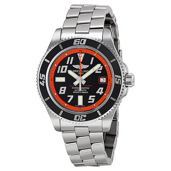 SuperOcean Automatic Black Dial Stainless Steel Watch A17364Y4BA89SS