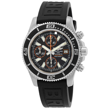 SuperOcean Chronograph II Automatic Chronometer Black Dial Watch A1334102BA85134ARSRDS