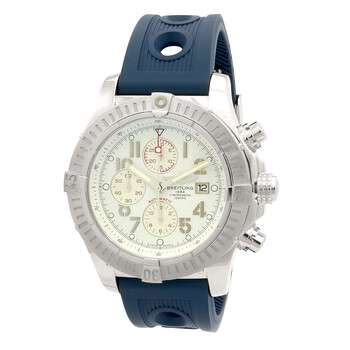 Super Avenger Chronograph Automatic Chronometer White Dial Watch a1337011b973  201s