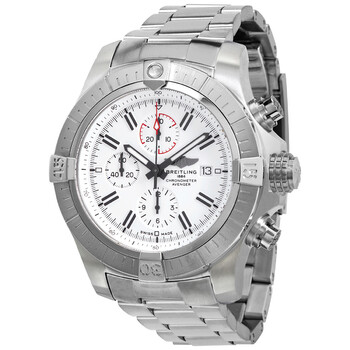 Super Avenger Chronograph Automatic White Dial Watch A133751A1A1A1
