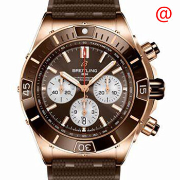 Super Chronomat Chronograph Automatic 18kt Rose Gold Chronometer Brown Dial Watch RB0136E31Q1S1