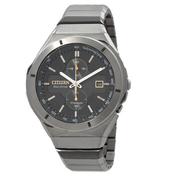 Super Titanium Armor Chronograph Black Dial Watch CA705855E