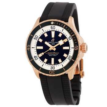 Superocean 42 18kt Red Gold Automatic Black Dial Watch R17375211B1S1