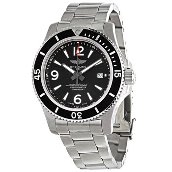 Superocean 44 Automatic Black Dial Watch A17367D71B1A1