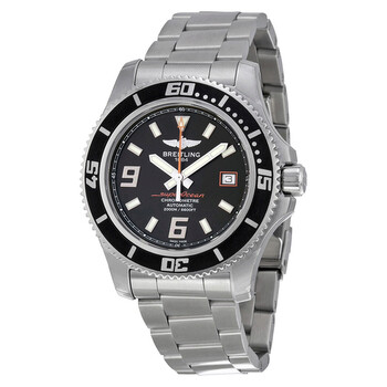 Superocean 44 Black Dial Stainless Steel Watch A1739102BA80SS