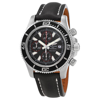 Superocean Chronograph II Black Dial Automatic Watch A1334102BA81BKLD