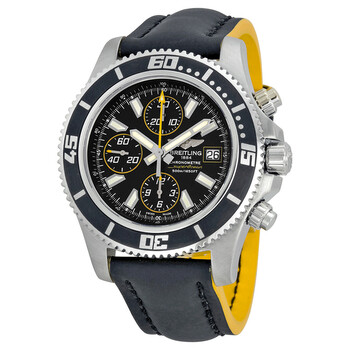 Superocean Chronograph II Black Dial Watch A1334102BA82BKYLT
