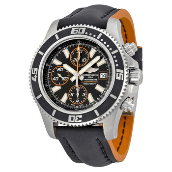 Superocean Chronograph II Black Dial Watch A1334102BA85BKOLT