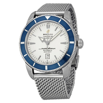 Superocean Heritage 46 Silver Dial Watch A1732016G642SS