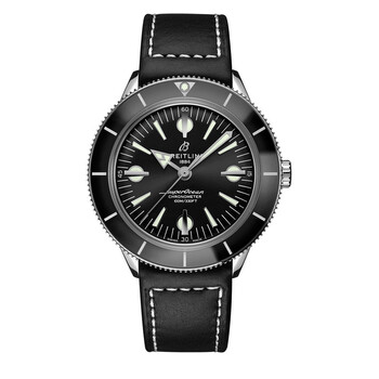 Superocean Heritage 57 Automatic Black Dial Watch A10370121B1X2