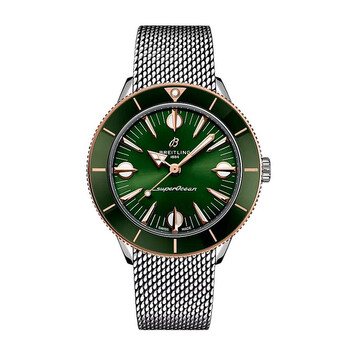 Superocean Heritage Automatic Green Dial Watch U10340361L1A1