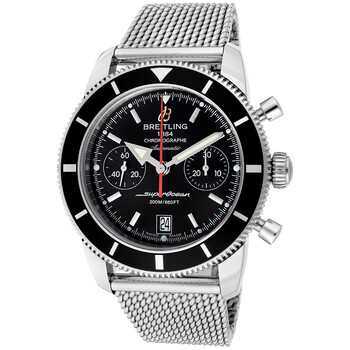 Superocean Heritage Chronograph 44 Black Dial Watch A2337024BB81