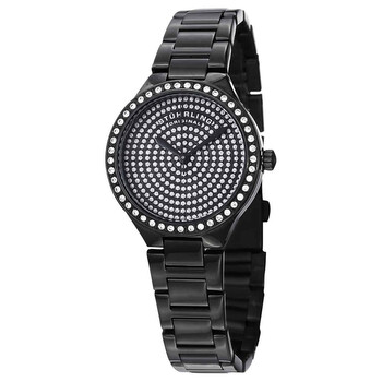 Symphony Black Dial Watch M15394
