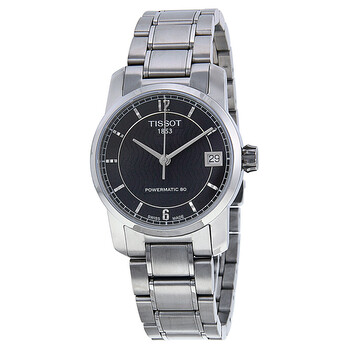 TClassic Automatic Black Dial Titanium Watch T0872074405700