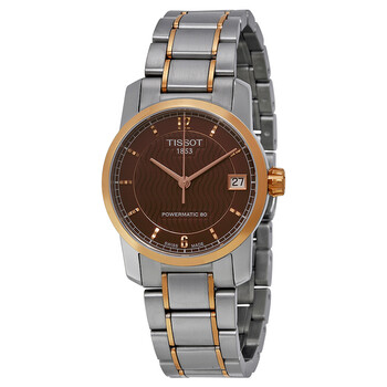 TClassic Automatic Brown Dial Watch T0872075529700