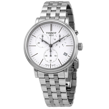TClassic Carson Premium Chronograph Quartz White Dial Watch T122.417.11.011.00