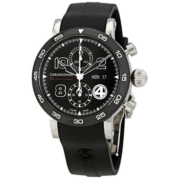 TM Chrono Black Dial Automatic Watch CH9043BF4