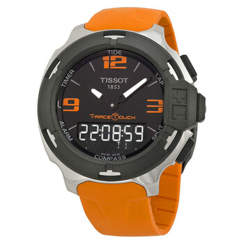 TRace Analog Digital Orange Rubber Watch T0814201705702