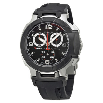 TRace Black Dial Watch T048.417.27.057.00